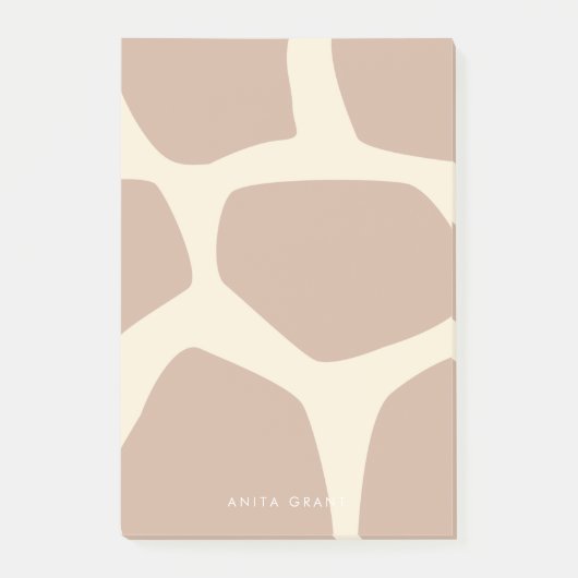 Post-it® Motif de girafe moderne (Devant)