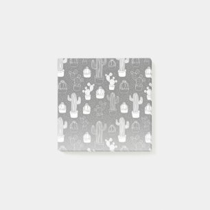 Post-it® Motif de gribouillis noir et blanc