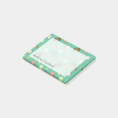 Post-it® Motif de griffonnage de fruit tropical (Incliné)