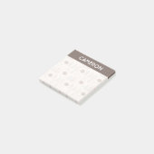 Post-it® Motif de hérisson de bois mignon (Incliné)