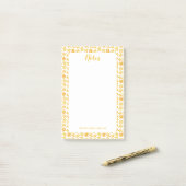 Post-it® Motif de jonquilles de printemps pour les notes à (Sur un bureau)