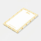 Post-it® Motif de jonquilles de printemps pour les notes à (Incliné)