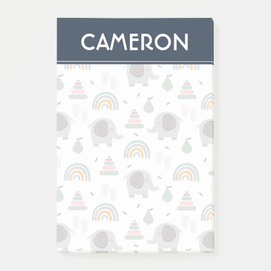 Post-it® Motif de jouets pour bébé mou (Devant)