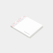 Post-it® motif de kawaii avec le griffonnage (Incliné)