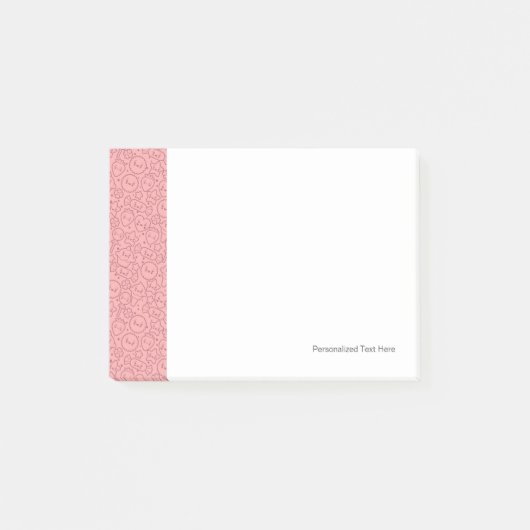 Post-it® Motif de Kawaii avec les gâteaux mignons (Devant)