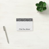 Post-it® Motif de la mer Noire| Ajouter votre nom (Bureau)
