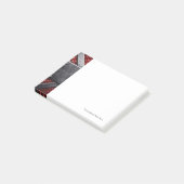 Post-it® Motif de la plaque de métal (Incliné)