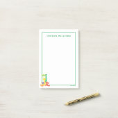 Post-it® Motif de la rue Sésame du dimanche (Sur un bureau)