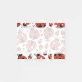 Post-it® Motif De Ladybugs, Mignons Ladybugs, Red Ladybugs (Devant)