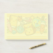 Post-it® Motif de l'approvisionnement de l'école de dessin (Sur un bureau)