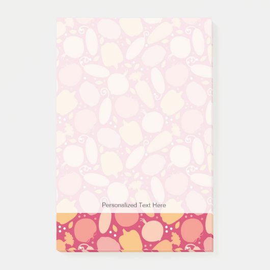 Post-it® motif de légumes colorés (Devant)