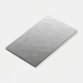 Post-it® Motif de maillage géométrique gris (Incliné)
