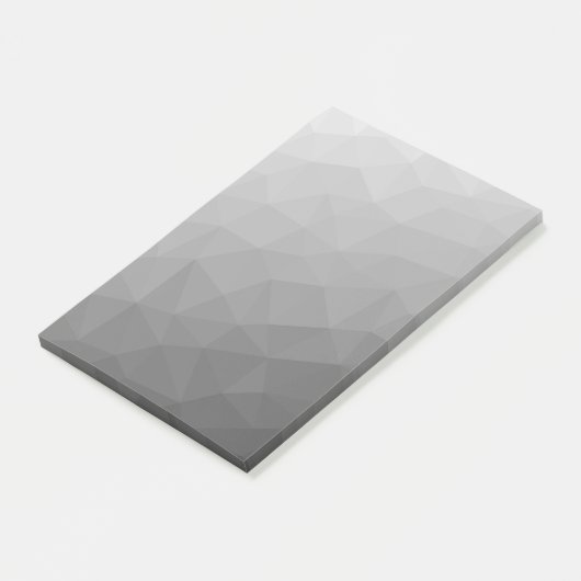 Post-it® Motif de maillage géométrique gris (Incliné)