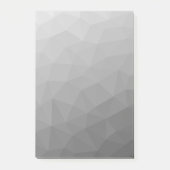 Post-it® Motif de maillage géométrique gris (Devant)