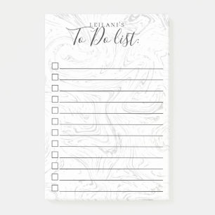 Post-it® Motif de marbre assez blanc