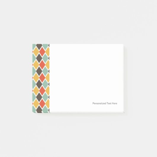 Post-it® motif de mode tribal ikat moderne (Devant)