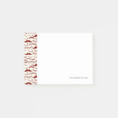 Post-it® Motif de moustache, rétro style 3 (Devant)