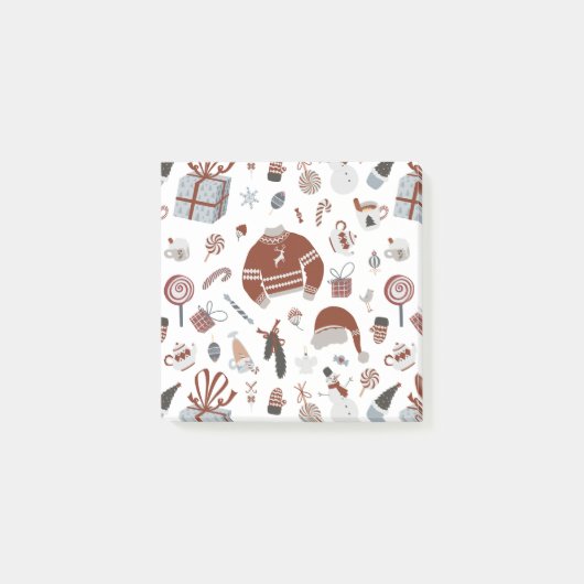 Post-it® Motif de Noël rétro (Devant)