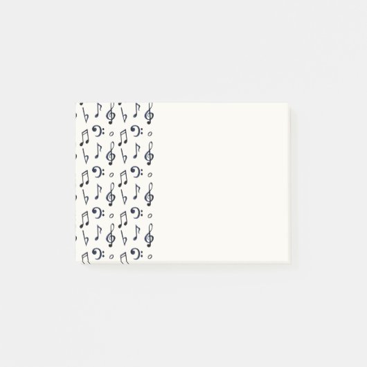 Post-it® Motif de notes musicales mignonnes (Devant)