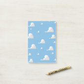 Post-it® Motif de nuage de dessin animé mignon (Sur un bureau)