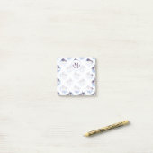 Post-it® Motif de palmiers géométriques couleur aquarelle v (Sur un bureau)