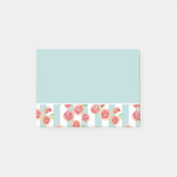 Motif de pamplemousse rose sur les rayures vertes