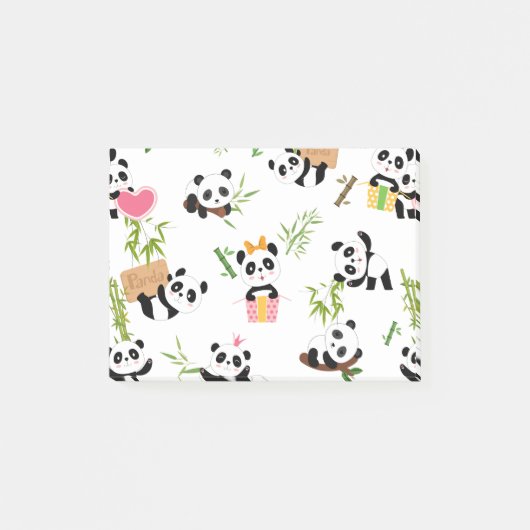Post-it® Motif de Panda (Devant)