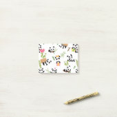 Post-it® Motif de Panda (Sur un bureau)