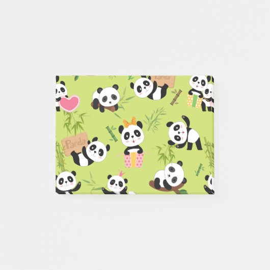Post-it® Motif de Panda 3 (Devant)