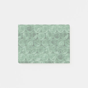 Post-it® Motif de papier bulle vert