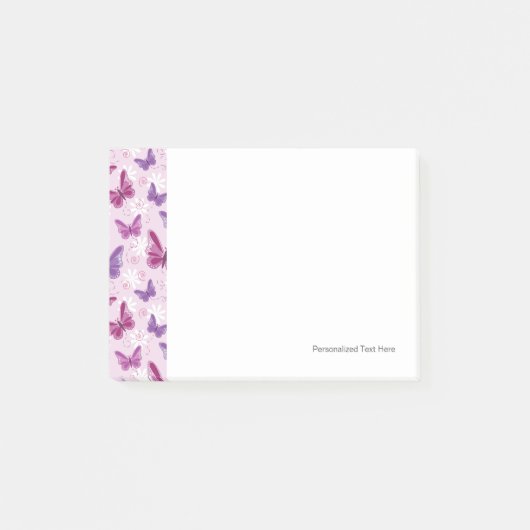 Post-it® motif de papillon 3 (Devant)
