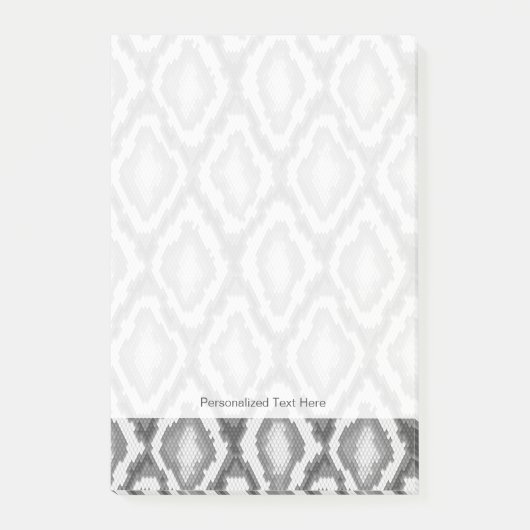 Post-it® motif de peau de serpent python (Devant)