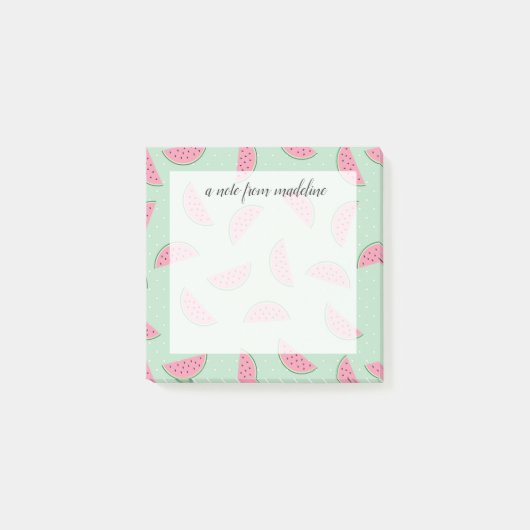 Post-it® Motif de peinture à fruits tropicaux (Devant)