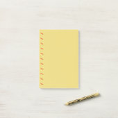 Post-it® Motif de piments rouges (Sur un bureau)