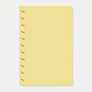 Post-it® Motif de piments rouges