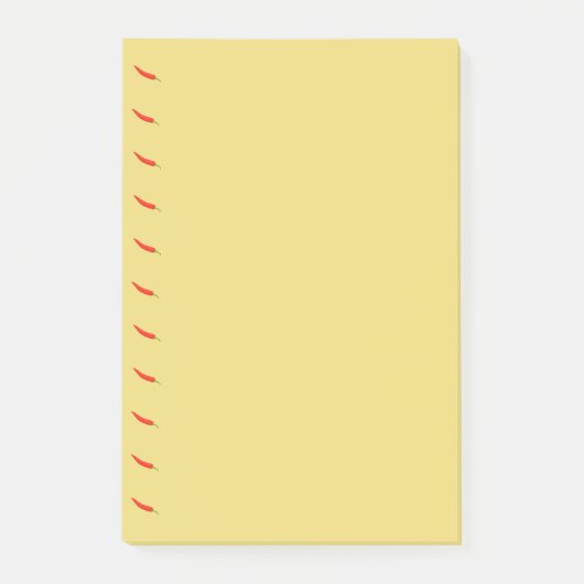 Post-it® Motif de piments rouges (Devant)