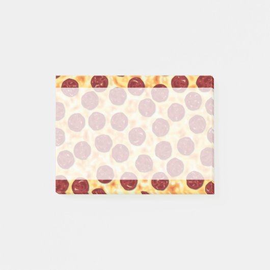 Post-it® Motif de pizza de pepperoni (Devant)