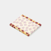 Post-it® Motif de pizza de pepperoni (Incliné)