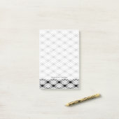 Post-it® Motif de plaid par bandes (Sur un bureau)