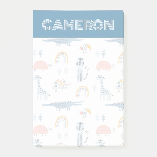 Post-it® Motif de plaisir animal Doodle (Devant)