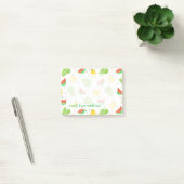 Post-it® Motif de point de polka de fruit tropical (Bureau)