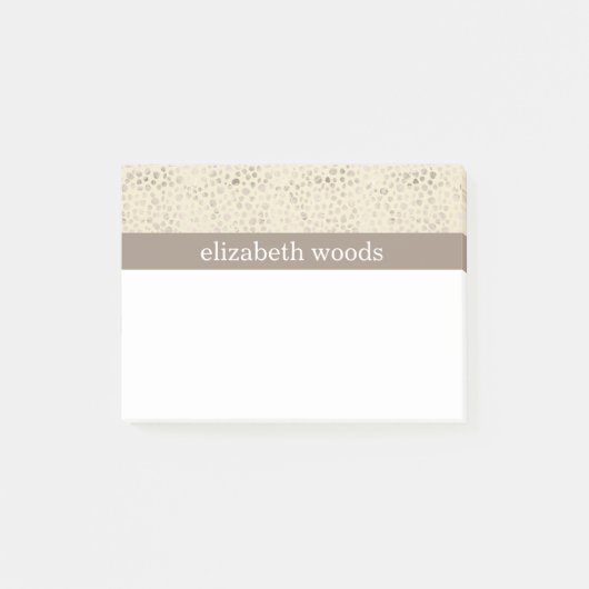 Post-it® Motif de points rustique et élégant (Devant)