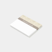 Post-it® Motif de points rustique et élégant (Incliné)