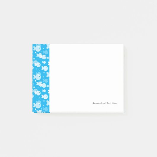 Post-it® motif de poisson (Devant)