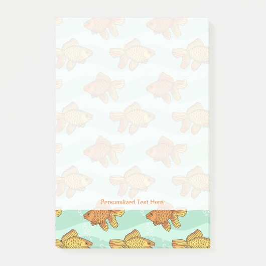 Post-it® motif de poisson (Devant)