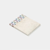 Post-it® Motif de poissons de truite farfelue (Incliné)