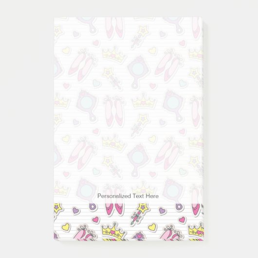 Post-it® motif de princesse papillon (Devant)