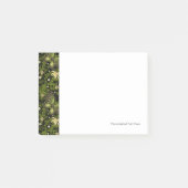 Post-it® Motif de printemps en or vert (Devant)
