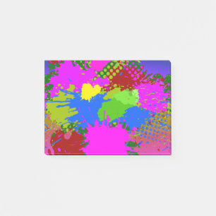 Post-it® Motif de projection de peinture 3