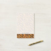 Post-it® Motif de rayure de tigre (Sur un bureau)